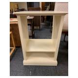 OFF WHITE 2 SHELF STAND NICE FOR ENTRY WAY