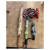 UMBRELLAS, STRIPED, FLOWERED, ART PICTURES