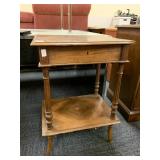 SMALL 1 DRAWER SIDE TABLE 19X29X12