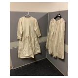 HAND MADE DRESS WITH SKIRT OVERLAY