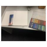 DRAWING CHALK, PENCILS, ARTIST PAPER