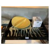 PROLON FLORENCE MELAMINE DIVIDED BOWL AND BOWL,