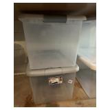 2 LATCH TOP STORAGE BINS