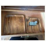 SERVING TRAYS 12" X 12" PHILIPPINES, POTTERY