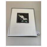 FRAMED YOSIMITE DOGWOOD SIGNED LR 14.5" X 11.5"