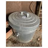 ALUMINUM TRASH CAN