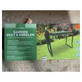 NEW GARDEN SEAT AND KNEELER