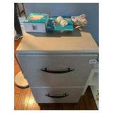 ROLLING FILE CABINET W/ FILES