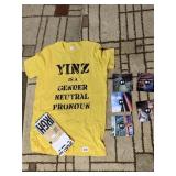 YINZER BUNDLE, SZ M T SHIRT, PITTSBURGESE TEA
