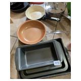 CUISINART SAUCE POT, COPPER FRY PAN ETC.