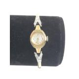 BULOVA 18K GOLD WATCH BAND IS NOT GOLD # T70046