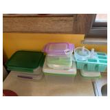 LOCK LID FOOD STORAGE CONTAINERS ETC.