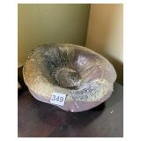 UNUSUAL GLAZED 12 D BOWL