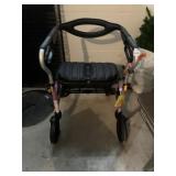 TRILLIUM DELUXE ROLLATOR WITH PADDED SEAT,