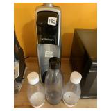 SODASTREAM AND 3 BOTTLES MACHINE