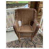 WICKER PATIO CHAIR