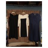 3 DRESSES, ALFANI PETITES SZ 12P, RALP LAUREN SZ
