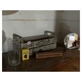 INCENSE BURNER, HAND MIRROR, VASE, DECORATIVE