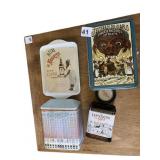 TINS, LUNCH BOX, RUM TIN TRAY