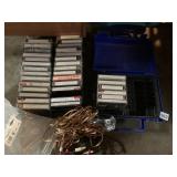 CASSETTES, CASSETTE CASES, SPEAKER WIRE