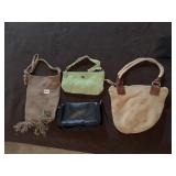 THE SAK WOVEN PURSE, KENNETH COLE REACTION BLACK