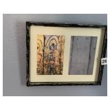 FRAMED PRINT SIGNED LOWER RIGHT