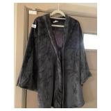 2 PC.  XL EKOUAER FLEECE CAPE & WOOL CAPE ELLEN