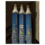 3 SODA STREAM CO2 TANKS