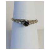 14K GOLD RING WITH SINGLE STONE SETTING MISSING