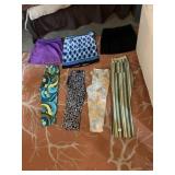 ATHLETIC SKORTS, CAPRIS, STRIPED DENIM, SZ 8 - 12