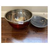 CHERRY BLOSSOM BOWL 9.5" AND STAINLESS