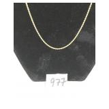 14K GOLD CHAIN NECKLACE 3.96G