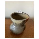 SIGNED STAMPED POTTERY 5" VASE