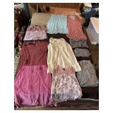 LONG NIGHT GOWNS, 2 PC PAJAMA SETS SZ L, GAP