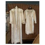 VINTAGE CAROLE HOCKMAN SZ L SATIN AND LACE