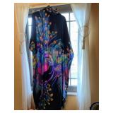 PEACOCK DESIGN ZIPPER BACK DAVID BROWN CA. XL