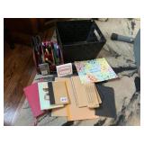 JOURNALS, PENS, BASKET, ORGANIZER, CALCULATOR,