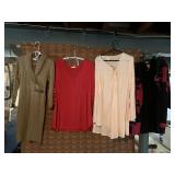 CHICOS SZ 3 BLACK AND RED DRESS, LUCKY AND COCO