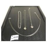 SILVER 925 ITALY PENDANT NECKLACE WITH PAW PRINT