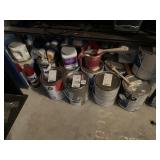 SPRAY PAINT, PAINT SAMPLES AND PARTIAL PAINT