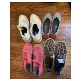 4 PAIRS SZ. 8 SHOES
