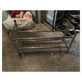 CHROME SHOE RACK