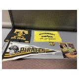 PITTSBURGH STEELERS AND PIRATES BUMBER STICKERS
