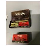 GILLETTE BLADES AND OTHER BLADES