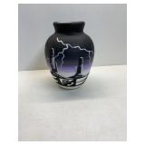 HAND PAINTED 6.5" SIGNED AT BASE