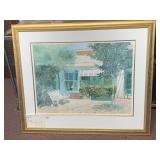 WELL KNOWN ARTIST WILLIAM BENECKE FRAMED AND