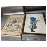 EMBROIDERED & CROSS STITCH PICTURES