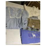 PENN STATE SWEATSHIRT, AFGHAN, PILLOW COVERS ETC.