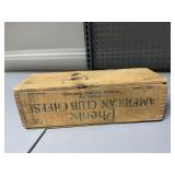PHENIX AMERICAN CHEESE BOX MADE OF WOOD
