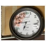 12" BATTERY OP WALL CLOCK